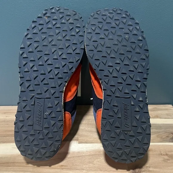 Johnnie-O Men’s Range Runner Suede Orange and Navy Golf Sneakers Size 11.5 - Picture 6 of 7